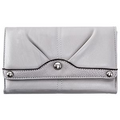 Parinda 11303 EVELINE (Grey) Tri-fold Snap Closure Wallet
